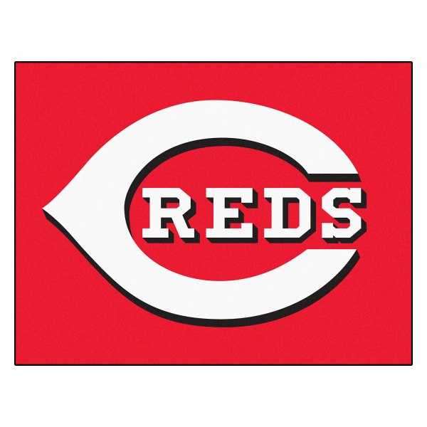 FanMats® - Cincinnati Reds 33.75" x 42.5" Nylon Face All-Star Floor Mat with "C Reds" Logo
