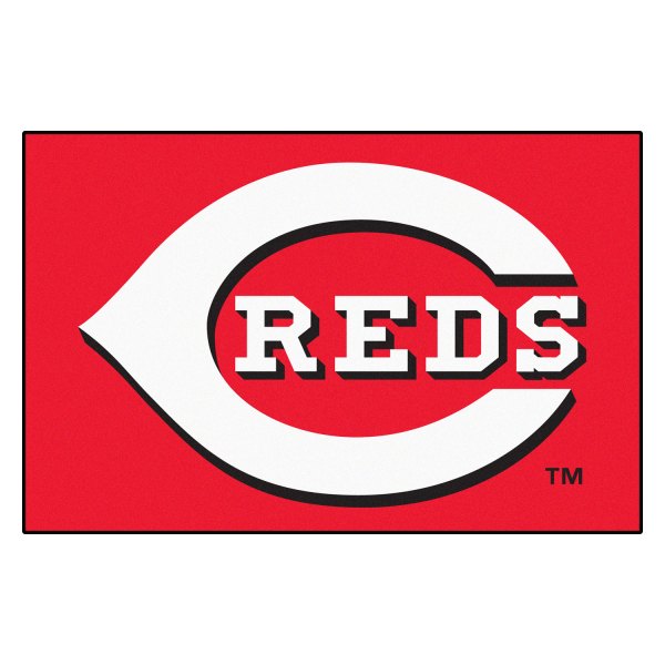 FanMats® - Cincinnati Reds 19" x 30" Nylon Face Starter Mat with "C Reds" Logo