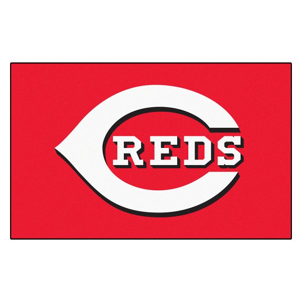 FanMats® - Cincinnati Reds 60" x 96" Nylon Face Ulti-Mat with "C Reds" Logo