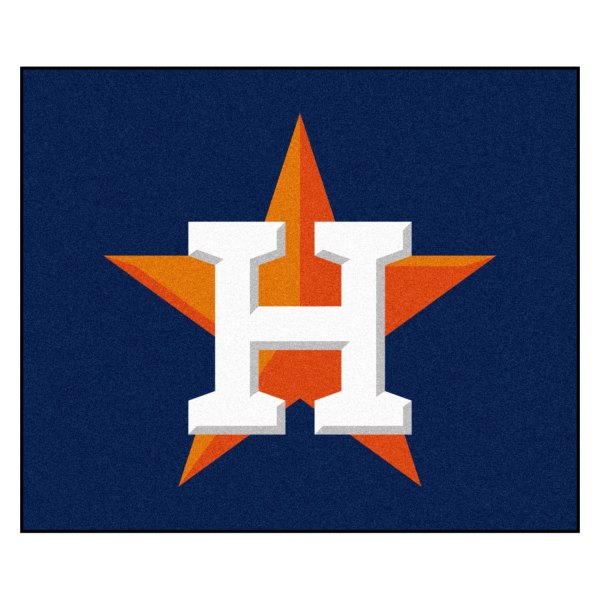 FanMats® - Houston Astros 59.5" x 71" Nylon Face Tailgater Mat with "Circular Houston Astors & H/Star" Logo