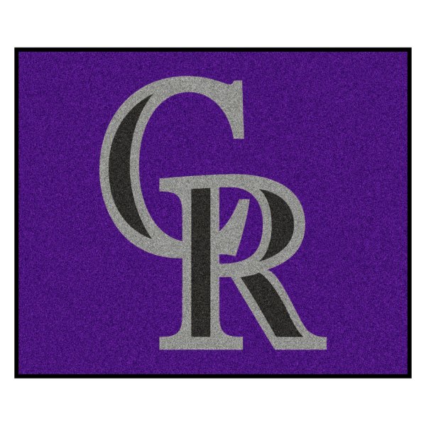 FanMats® - Colorado Rockies 59.5" x 71" Nylon Face Tailgater Mat with "CR" Logo