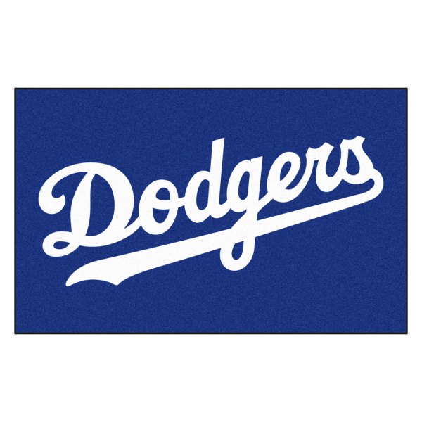 FanMats® - Los Angeles Dodgers 60" x 96" Nylon Face Ulti-Mat with "Dodgers" Wordmark