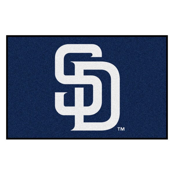 FanMats® - San Diego Padres 19" x 30" Nylon Face Starter Mat with "SD" Logo