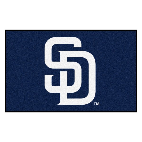 FanMats® - San Diego Padres 60" x 96" Nylon Face Ulti-Mat with "SD" Logo