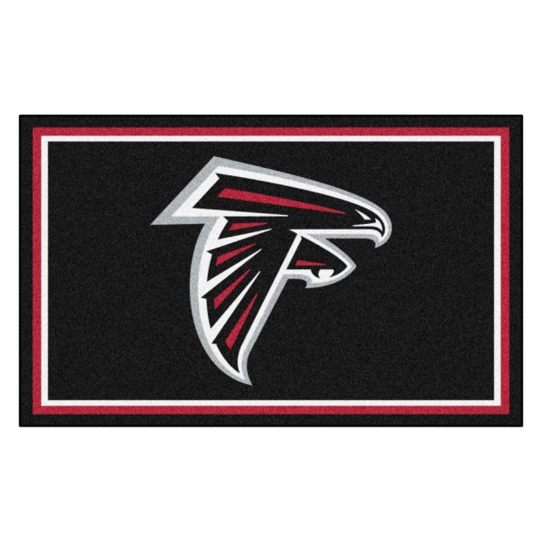 FanMats® - Atlanta Falcons 48" x 72" Nylon Face Ultra Plush Floor Rug with "Falcon" Logo