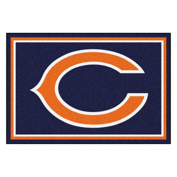 FanMats® - Chicago Bears 60" x 96" Nylon Face Ultra Plush Floor Rug with "C" Logo