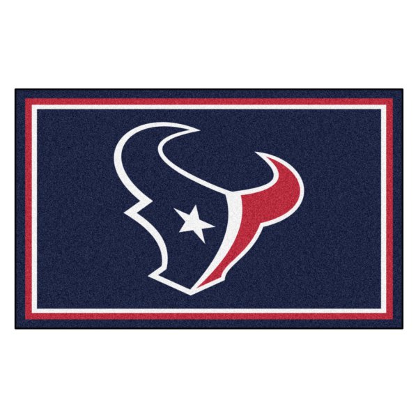 FanMats® - Houston Texans 48" x 72" Nylon Face Ultra Plush Floor Rug with "Texans" Logo