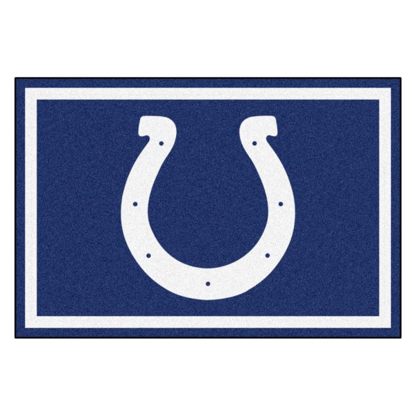 FanMats® - Indianapolis Colts 60" x 96" Nylon Face Ultra Plush Floor Rug with "Horseshoe" Logo