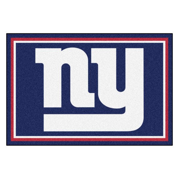 FanMats® - New York Giants 60" x 96" Nylon Face Ultra Plush Floor Rug with "NY" Logo