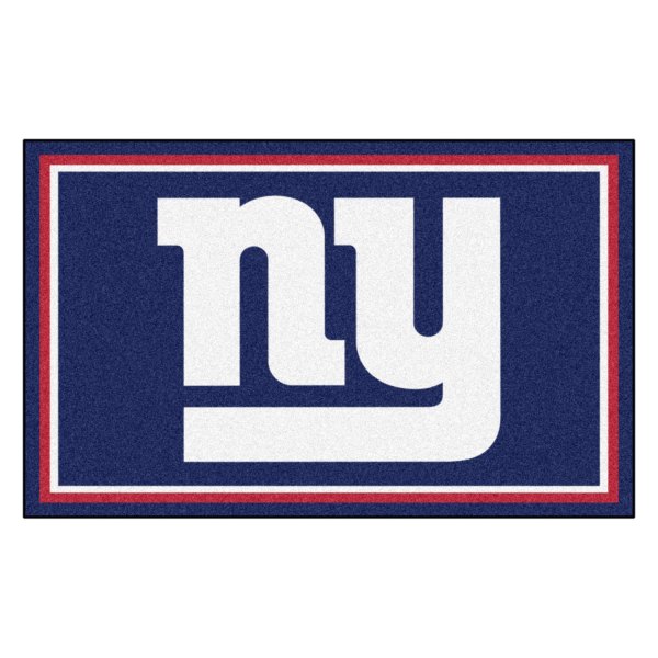 FanMats® - New York Giants 48" x 72" Nylon Face Ultra Plush Floor Rug with "NY" Logo