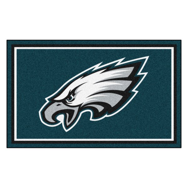 FanMats® - Philadelphia Eagles 48" x 72" Nylon Face Ultra Plush Floor Rug with "Eagles" Logo