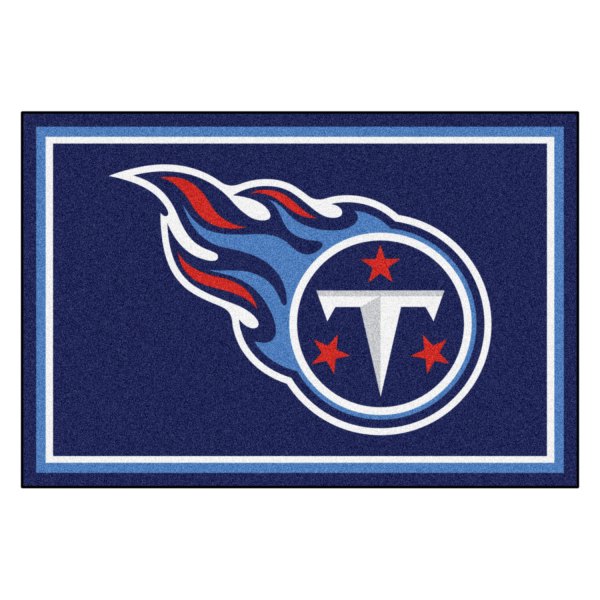 FanMats® - Tennessee Titans 60" x 96" Nylon Face Ultra Plush Floor Rug with "Comet T" Logo