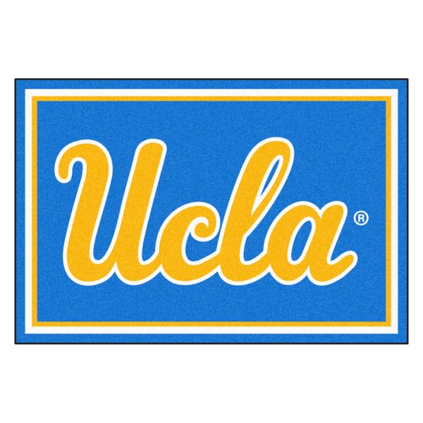 FanMats® - University of California (Los Angeles) 60" x 96" Nylon Face Ultra Plush Floor Rug with "script UCLA" Logo