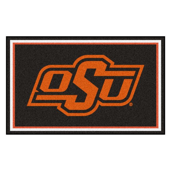 FanMats® - Oklahoma State University 48" x 72" Nylon Face Ultra Plush Floor Rug with "OSU" Logo
