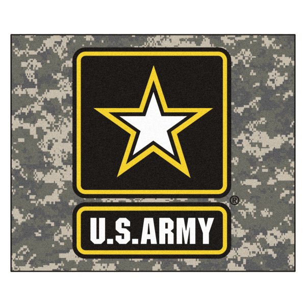 FanMats® - U.S. Army 59.5" x 71" Nylon Face Tailgater Mat with "U.S Army" Official Logo
