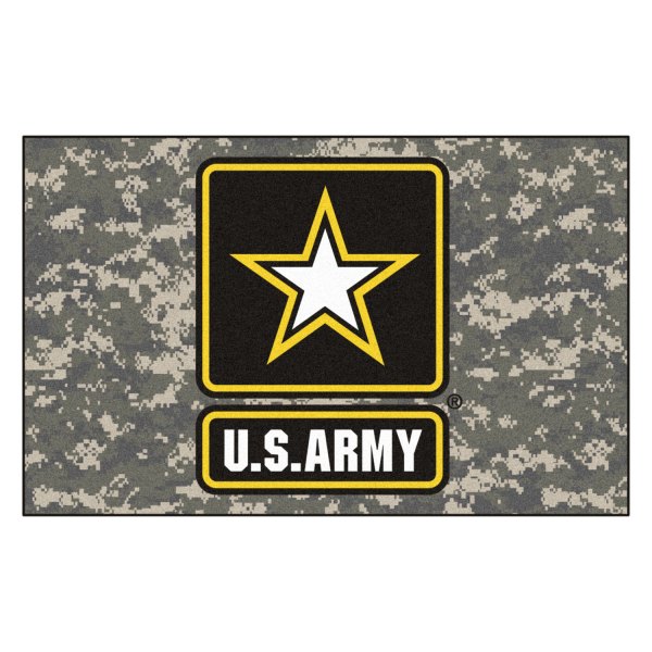 FanMats® - U.S. Army 60" x 96" Nylon Face Ulti-Mat with "U.S Army" Official Logo