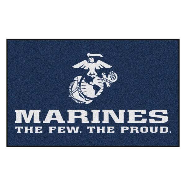 FanMats® - U.S. Marines 60" x 96" Nylon Face Ulti-Mat with "Marines" Official Logo