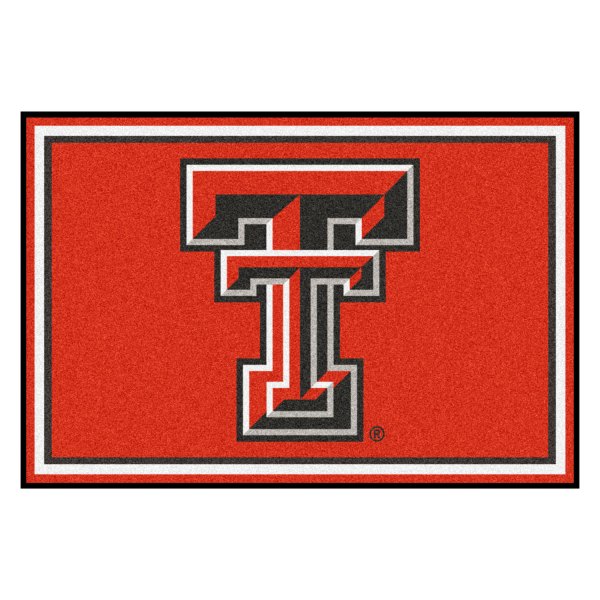 FanMats® - Texas Tech University 60" x 96" Nylon Face Ultra Plush Floor Rug with "TT" Logo