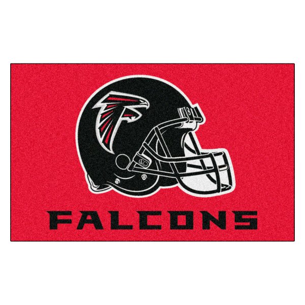 FanMats® - Atlanta Falcons 60" x 96" Nylon Face Ulti-Mat with "Falcon" Helmet Logo