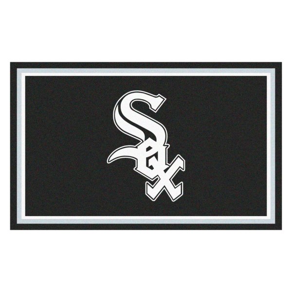 FanMats® - Chicago White Sox 48" x 72" Nylon Face Ultra Plush Floor Rug with "Sox" Primary Logo