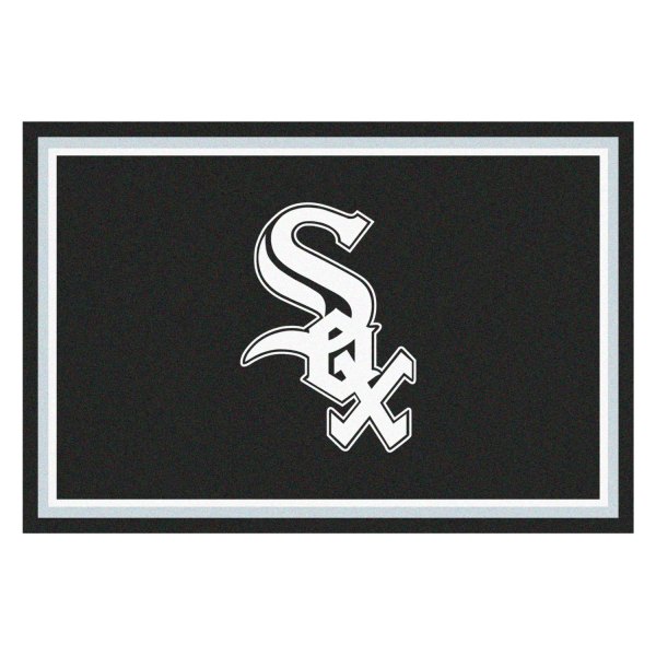 FanMats® - Chicago White Sox 60" x 96" Nylon Face Ultra Plush Floor Rug with "Sox" Primary Logo