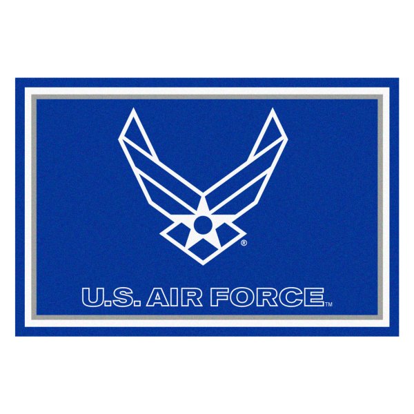 FanMats® - U.S. Air Force 60" x 96" Nylon Face Ultra Plush Floor Rug with "Air Force" Official Logo