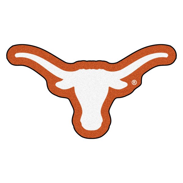 FanMats® - University of Texas 36" x 48" Mascot Floor Mat with "Longhorn" Logo