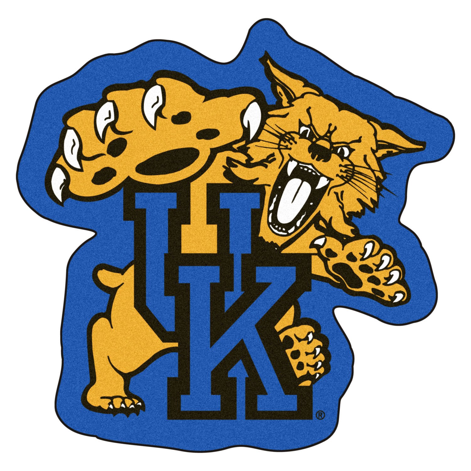 FANMATS NCAA University of Kentucky Wildcats Vinyl Door Mat