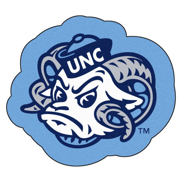 FanMats® - University of North Carolina (Chapel Hill) 36" x 48" Mascot Floor Mat with "Ram" Logo