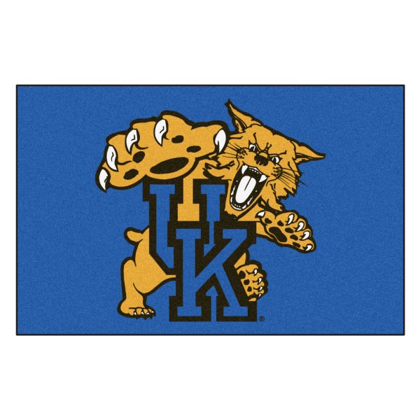 FanMats® - University of Kentucky 19" x 30" Nylon Face Starter Mat with "UK & Wildcat" Logo