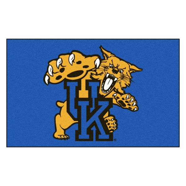 FanMats® - University of Kentucky 60" x 96" Nylon Face Ulti-Mat with "UK & Wildcat" Logo