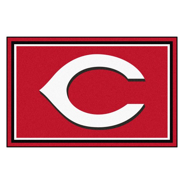 FanMats® - Cincinnati Reds 48" x 72" Nylon Face Ultra Plush Floor Rug with "C Reds" Logo