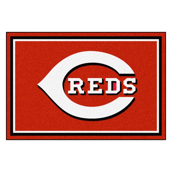 FanMats® - Cincinnati Reds 60" x 96" Nylon Face Ultra Plush Floor Rug with "C Reds" Logo