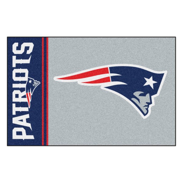 FanMats® - New England Patriots 19" x 30" Nylon Face Uniform Starter Mat with "Patriot" Logo & Wordmark