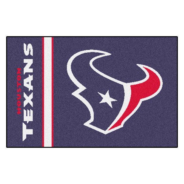 FanMats® - Houston Texans 19" x 30" Nylon Face Uniform Starter Mat with "Texans" Logo & Wordmark