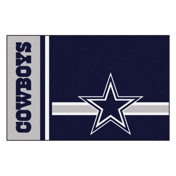 FanMats® - Dallas Cowboys 19" x 30" Nylon Face Uniform Starter Mat with "Star" Logo & Wordmark