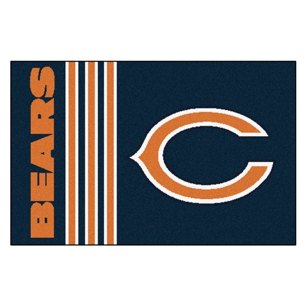 FanMats® - Chicago Bears 19" x 30" Nylon Face Uniform Starter Mat with "C" Logo & Wordmark