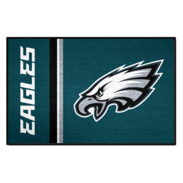 FanMats® - Philadelphia Eagles 19" x 30" Nylon Face Uniform Starter Mat with "Eagles" Logo & Wordmark