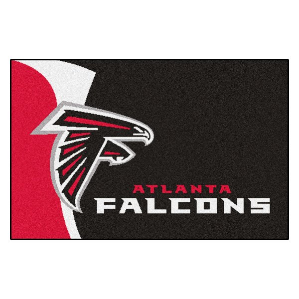 FanMats® - Atlanta Falcons 19" x 30" Nylon Face Uniform Starter Mat with "Falcon" Logo & Wordmark