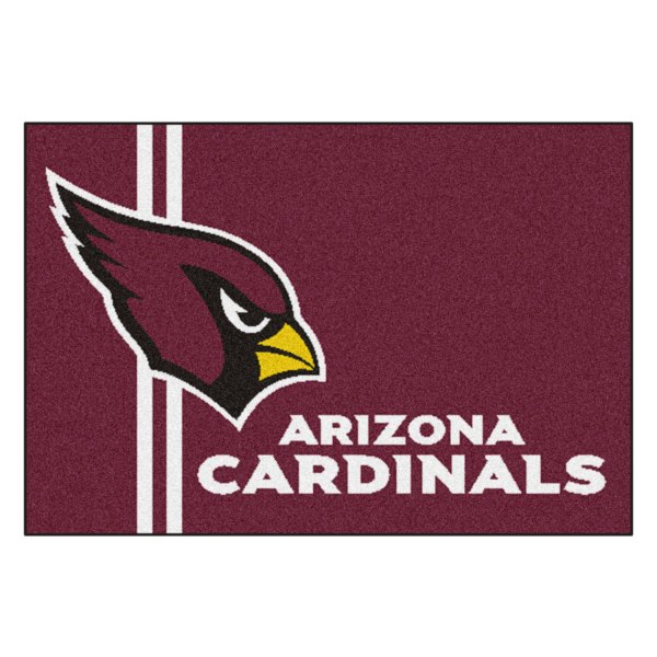 FanMats® - Arizona Cardinals 19" x 30" Nylon Face Uniform Starter Mat with "Cardinal" Logo & Wordmark