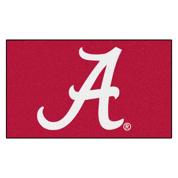 FanMats® - University of Alabama 19" x 30" Nylon Face Starter Mat with "Script A" Logo
