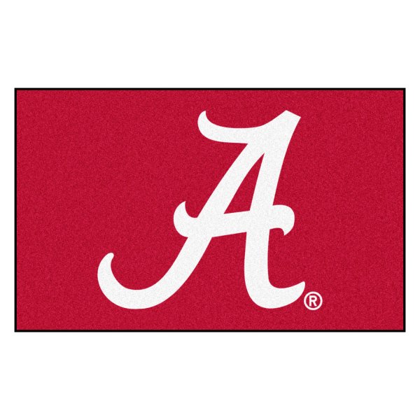 FanMats® - University of Alabama 60" x 96" Nylon Face Ulti-Mat with "Script A" Logo
