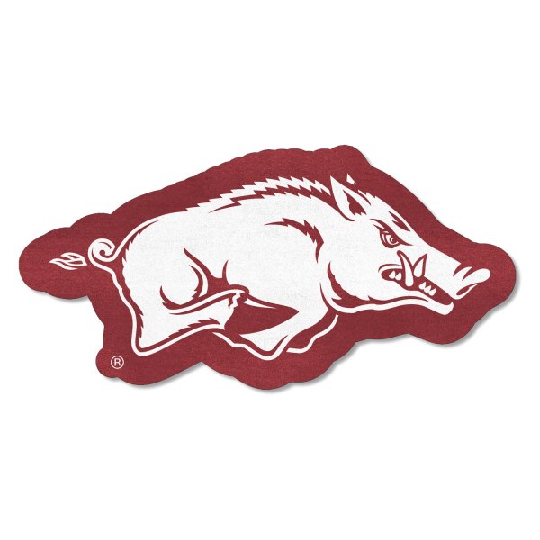 FanMats® - University of Arkansas 36" x 48" Mascot Floor Mat with "Razorback" Logo
