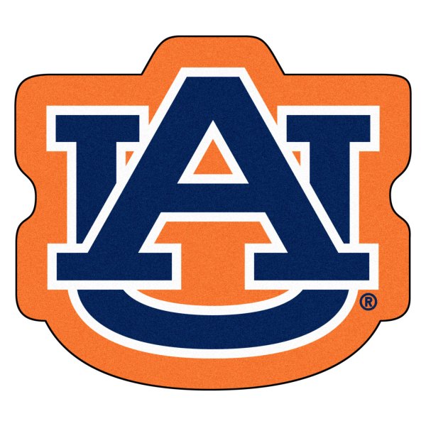 FanMats® - Auburn University 36" x 48" Mascot Floor Mat with "AU" Logo