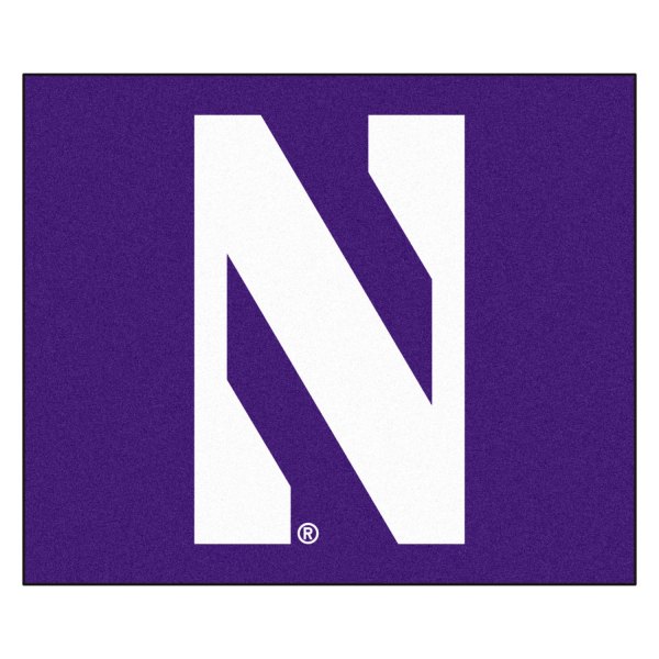 FanMats® - Northwestern University 59.5" x 71" Nylon Face Tailgater Mat with "N" Logo