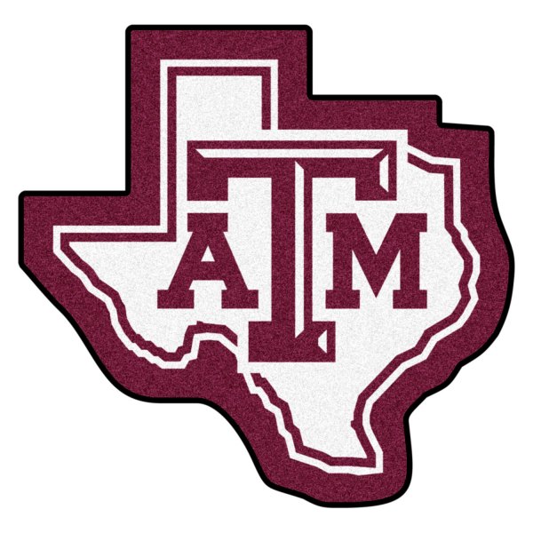 FanMats® - Texas A&M University 36" x 48" Mascot Floor Mat with "ATM" Logo