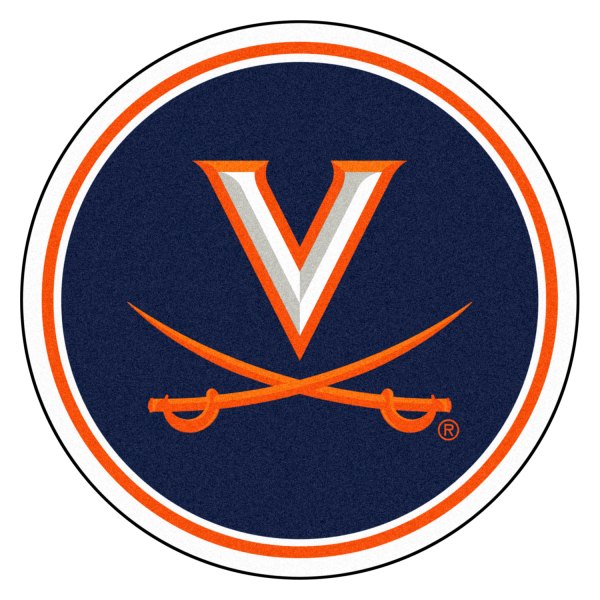 FanMats® - University of Virginia 36" x 48" Mascot Floor Mat with "V & Virginia" Logo