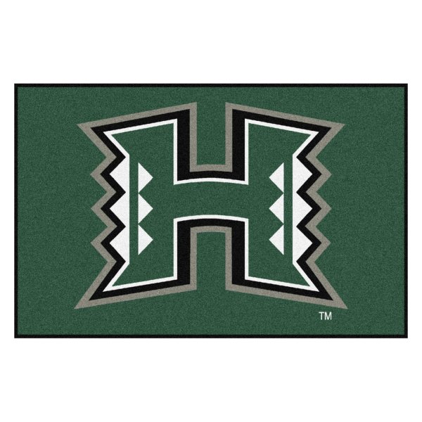 FanMats® - University of Hawaii 19" x 30" Nylon Face Starter Mat with "H" Logo