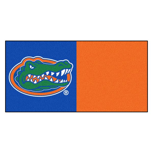 FanMats® - University of Florida 18" x 18" Nylon Face Team Carpet Tiles with "Gator" Logo