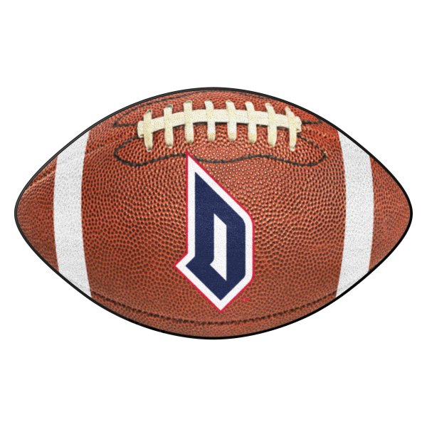 FanMats® - Duquesne University 20.5" x 32.5" Nylon Face Football Ball Floor Mat with "Stylized D" Logo